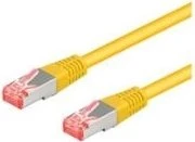 goobay Patchkabel, Cat6, S/FTP, RJ-45/RJ-45, 1.5m, gelb