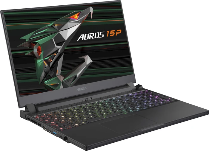 GIGABYTE AORUS 15P, Core i7-10870H, 32GB RAM, 512GB SSD, GeForce RTX 3070, DE