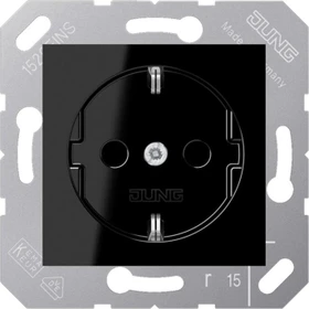 Jung Serie CD SCHUKO Steckdose Thermoplast 16A 250V, schwarz
