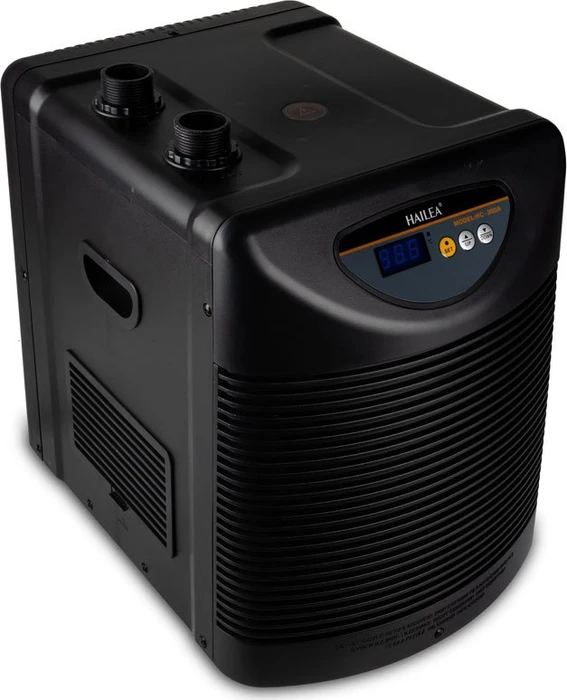 Hailea HC Series 300A Aquarienkühler, Durchlaufkühler mit Kompressor, 100-, schwarz