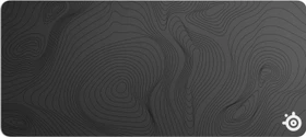 SteelSeries QcK XXL Topographic Limited Edition, 900x400mm, Muster schwarz/grau
