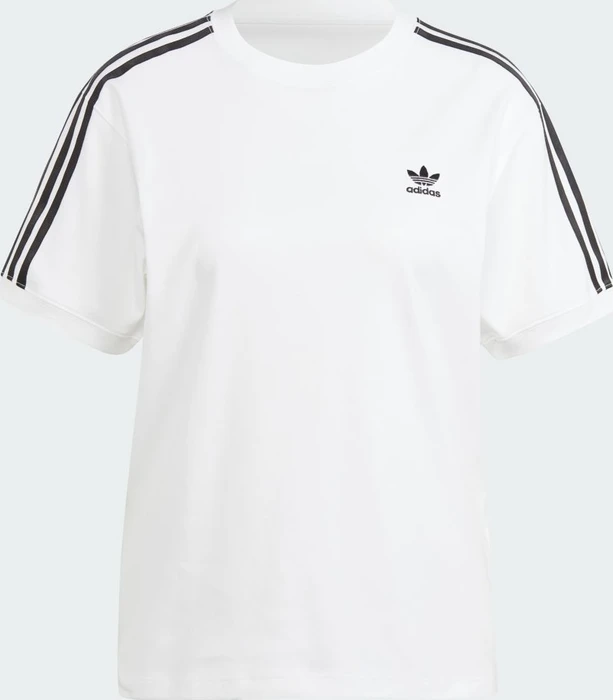 adidas 3-Streifen T-Shirt kurzarm weiß (Damen)