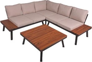 Garden Pleasure Theresa Lounge-Set beige, 4-tlg.