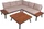 Garden Pleasure Theresa Lounge-Set beige, 4-tlg. (305456)
