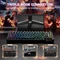 Attack Shark X82PRO HE Magnetic 75%, schwarz mit Kontur, LEDs RGB, Outemu White Jade Magnetic, USB/Bluetooth, US Vorschaubild