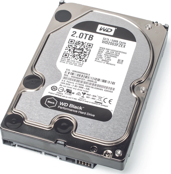 Western Digital WD_BLACK 2TB, 512e / 3.5" / SATA 6Gb/s