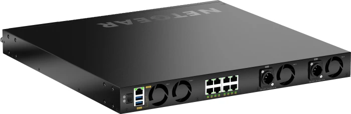Netgear AVoIP M4350 Rackmount 2.5G Managed Switch, 16x RJ-45, 4x SFP28, 530W PoE++