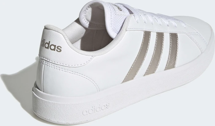 adidas Grand Court Base 2.0 cloud white/platinum metallic (Herren)