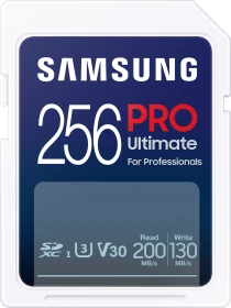 Samsung PRO Ultimate R200/W130 256GB, UHS-I U3, Class 10