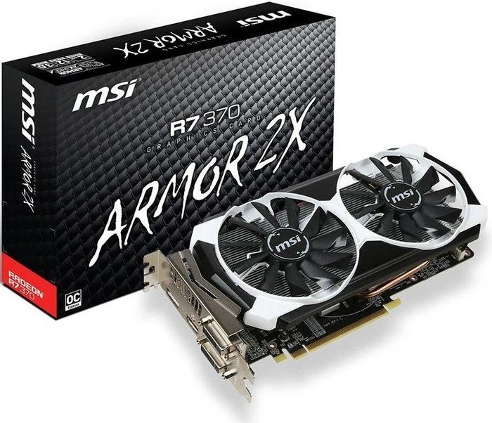 MSI Radeon R7 370, R7 370 2GD5T OC, 2GB GDDR5, 2x DVI, HDMI, DP