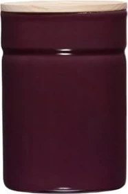 Riess Vorratsdose mit Eschenholzdeckel 565ml aubergine