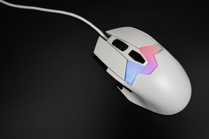 Lorgar MSP80 8KHz Gaming Mouse Pro, weiß, USB