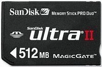 SanDisk Ultra II Memory Stick PRO Duo 512MB (SDMSPDH-512)