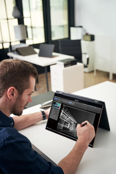 MSI Summit E16 Flip Evo A11UCT-028, Ink Black, Core i7-1195G7, 16GB RAM, 1TB SSD, GeForce RTX 3050, DE