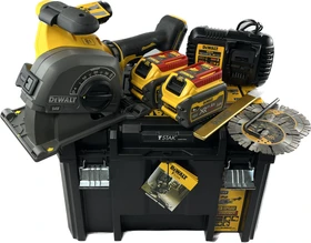 DeWalt DCG200T2 54V XR FlexVolt Akku-Mauernutfräse inkl. Koffer + 2 Akkus 2.0Ah