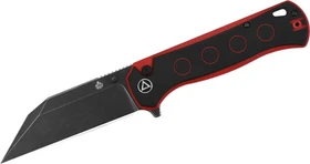 QSP Swordfish Taschenmesser black/red g10/black stonewashed