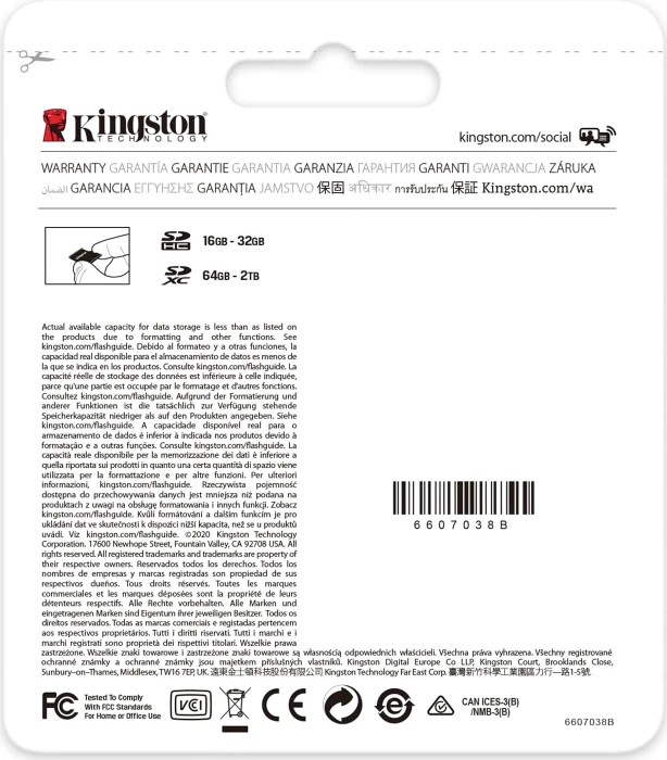 Kingston Canvas Go! Plus R170/W90 1TB, UHS-I U3, Class 10