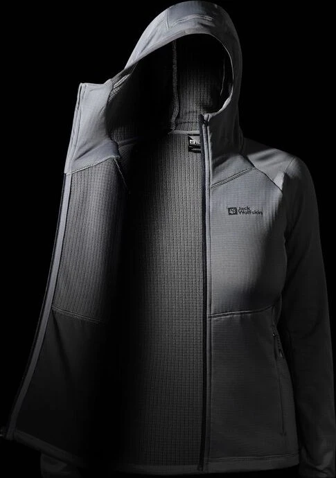 Jack Wolfskin Kolbenberg Hooded FZ Jacke dolphin (Damen)