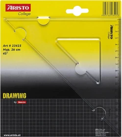 Aristo GEOCollege Zeichendreieck 18cm, transparent