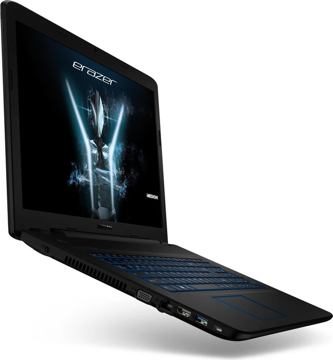 Medion Erazer P7651, Core i5-8250U, 8GB RAM, 256GB SSD, 1.50TB HDD, GeForce GTX 1050, DE