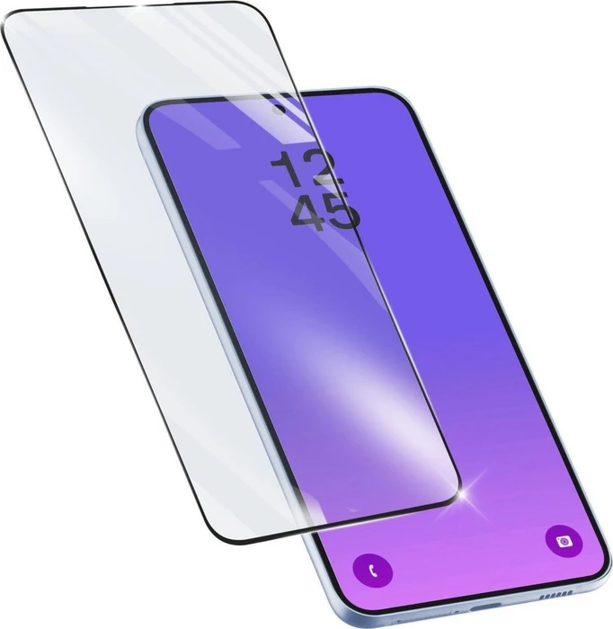 Cellularline Impact Glass Capsule für Samsung Galaxy A57 5G schwarz