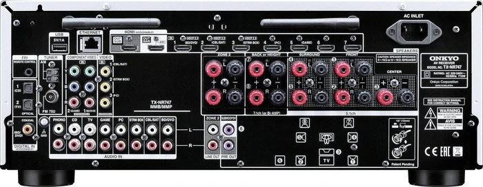 Onkyo TX-NR747 silber