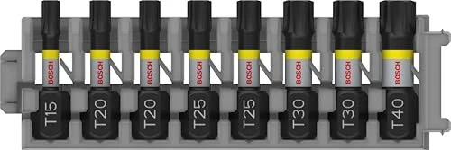 Bosch Professional Impact Control Torx Bitset, 8-tlg.