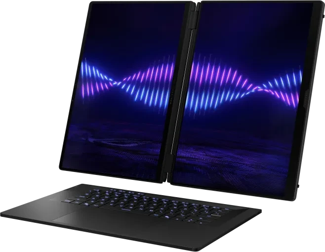 ASUS ROG Zephyrus Duo 16 GX651AX-SR004W, Core Ultra 9 386H, 64GB RAM, 2TB SSD, GeForce RTX 5090, DE