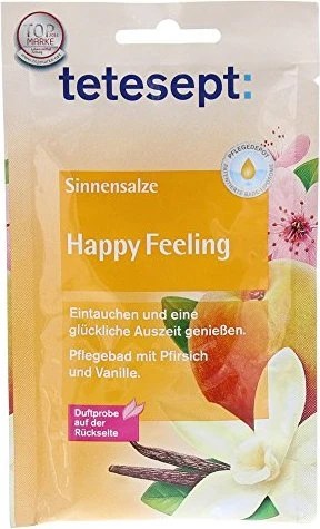 Tetesept Sinnensalze Happy Feeling Badesalz, 60g