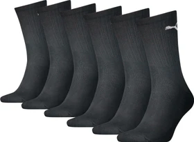 Puma Crew Socken schwarz, 6 Paare
