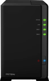 Synology DiskStation DS218play, 1GB RAM, 1x RJ-45 1000Base-T, 2x USB-A 3.0