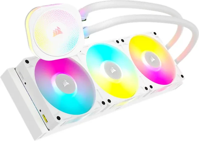 Corsair iCUE LINK Titan 360 RX RGB, weiß