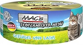 MAC's Cat Feinschmecker Geflügel Lachs und Ei Adult, 600g (6x 100g)
