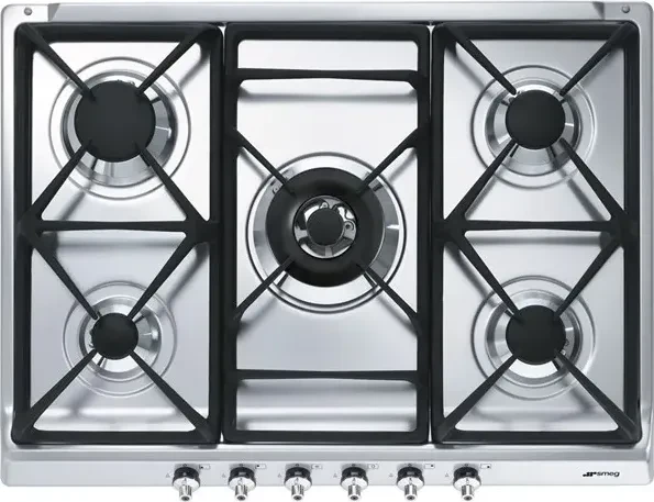 Smeg SDR70XG5 Gas-Kochfeld autark