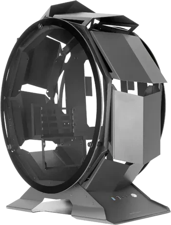 Mars Gaming MCORB Circular Tower Red, Glasfenster