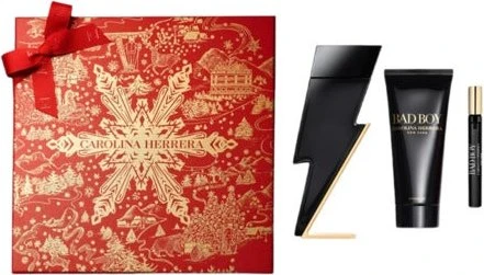 Carolina Herrera Bad Boy EdP 100ml + EdP 10ml + Duschgel 100ml Duftset