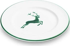 Gmundner Keramik Grüner Hirsch Dessertteller Gourmet 22cm