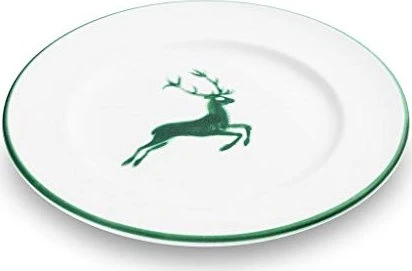 Gmundner Keramik Grüner Hirsch Dessertteller Gourmet 22cm