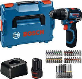 Bosch Professional PRO GSB12V-32 Akku-Schlagbohrschrauber inkl. L-Boxx + 2 Akkus 2.0Ah + Zubehör