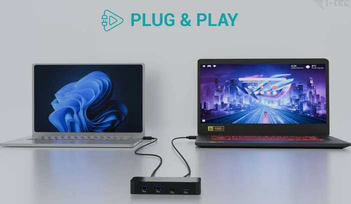 i-tec KVM HUB, 2x USB-A 3.0 [Buchse]
