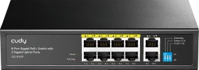 Cudy GS100 Series Rackmount Gigabit Switch, 10x RJ-45, 120W PoE+ (GS1010P)