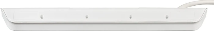 Brennenstuhl estilo Ecksteckdosenleiste, Tischsteckdose, 6-fach, 2x USB-A, 2m, silber/weiß