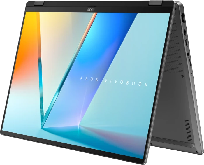 ASUS VivoBook S 16 Flip TP3607SA-SI716W, Matte Gray, Core Ultra 7 256V, 16GB RAM, 512GB SSD, DE, Eingabestift
