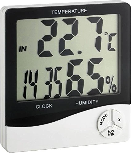 TFA Dostmann Temperaturstation schwarz/weiß, digital
