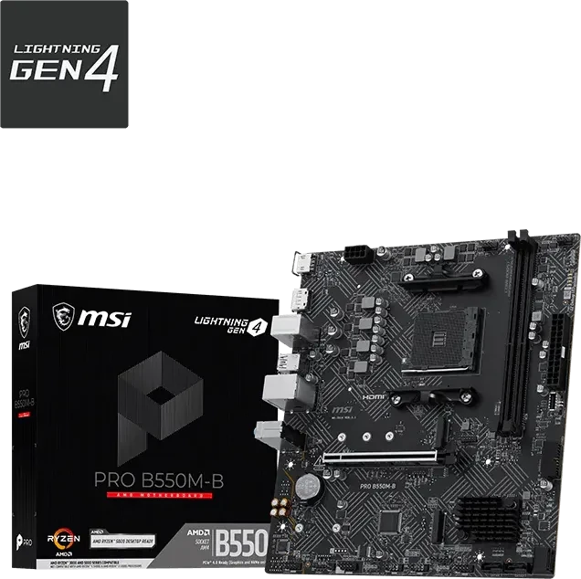 MSI PRO B550M-B (AMD AM4)