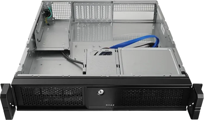 Chieftec UNC-209S-B-OP, schwarz, 2HE, ATX