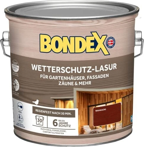 Bondex Holzlasur außen mahagoni, 2.5l