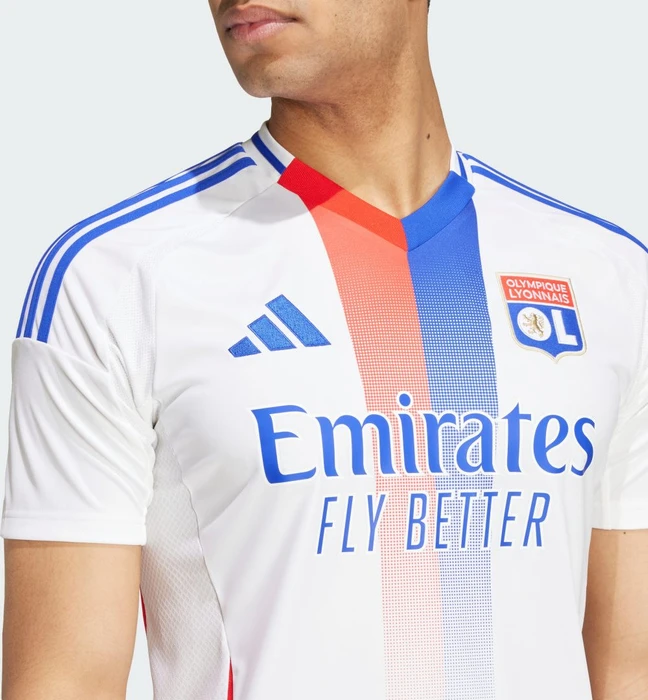 adidas Olympique Lyon 2024/2025 Heimtrikot white (Herren)