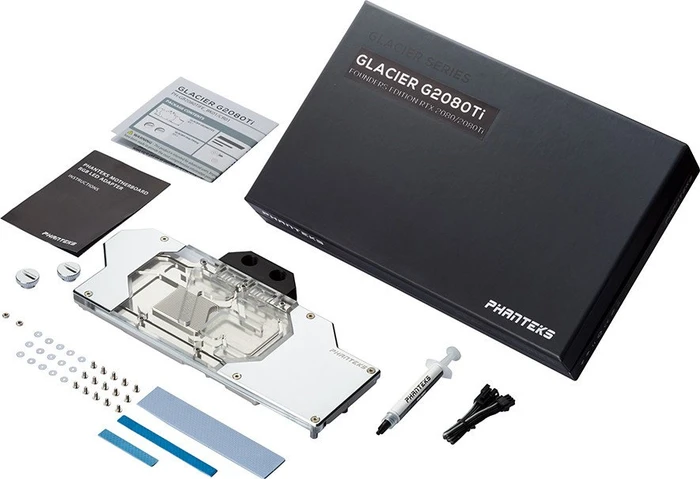 Phanteks Glacier RTX 2080Ti Founders Edition silber
