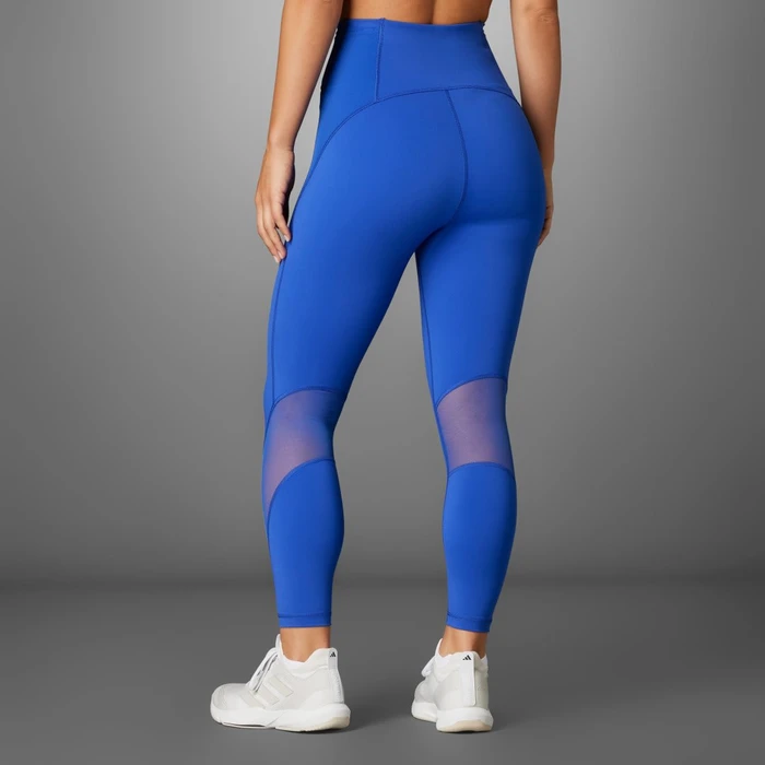 adidas Tailored HIIT Training Hose 7/8 semi lucid blue (Damen)
